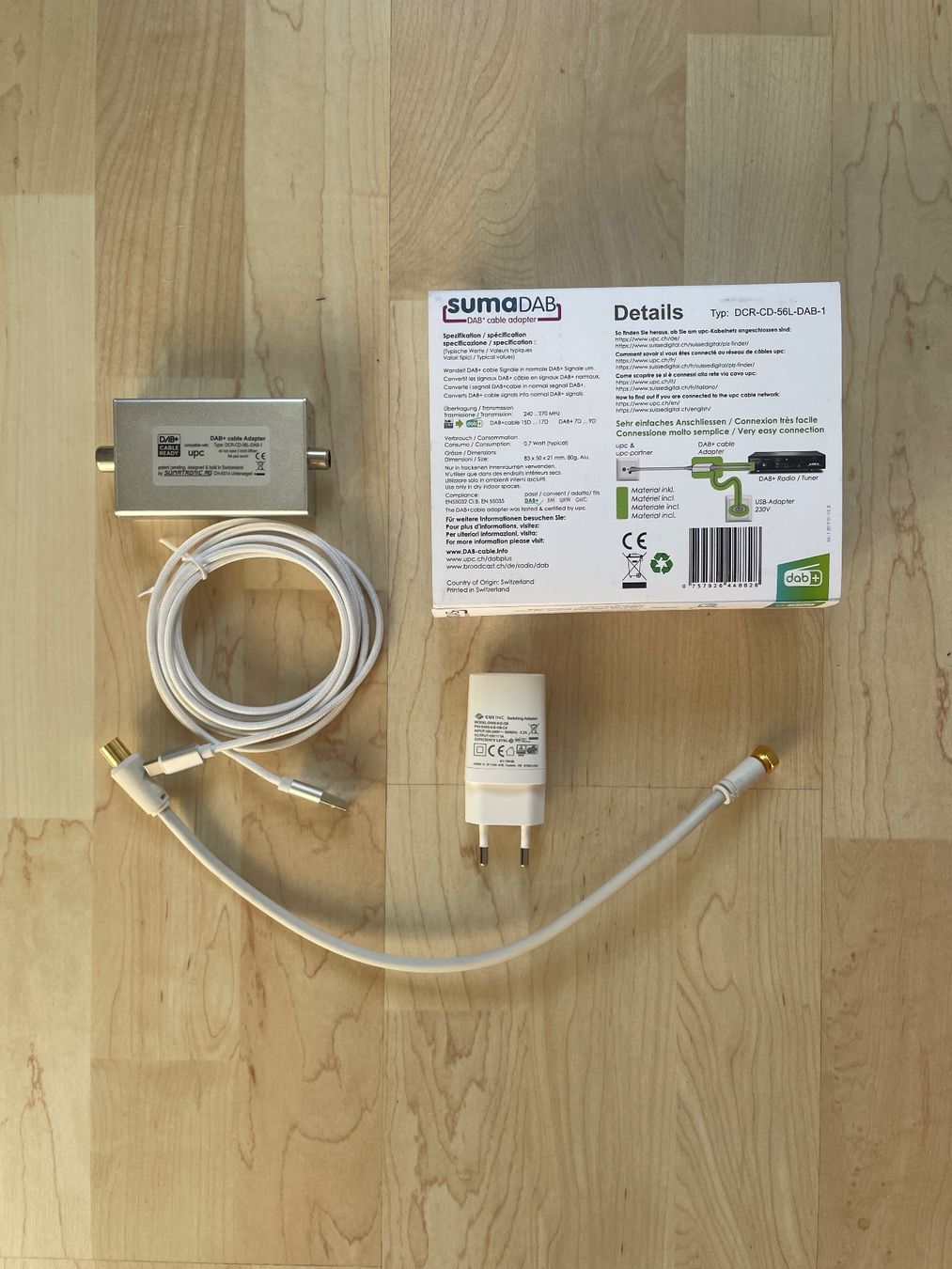 Adaptateurs: DAB+ Cable Adapter von Sumatronic – D'occasion à Wolfhausen par Mawere