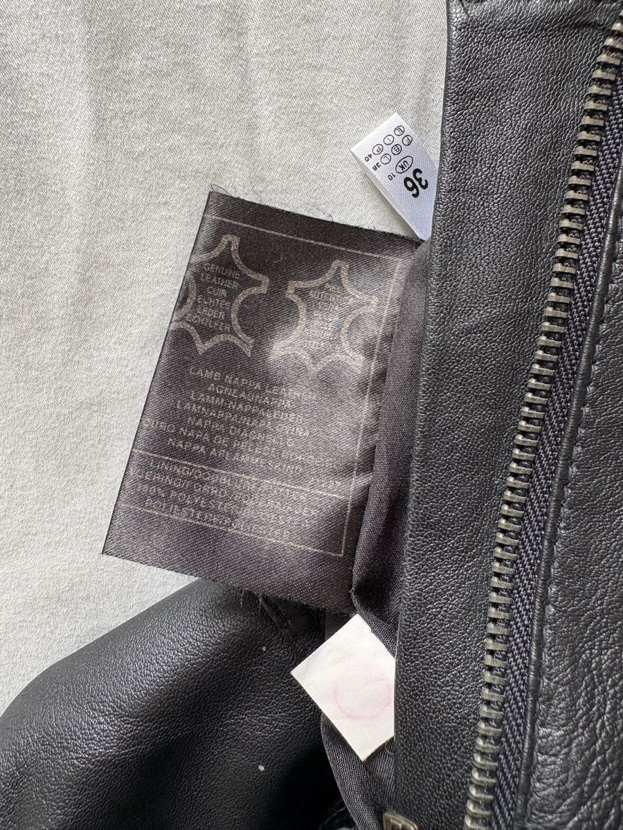 C&A Pantaloni: Damen Leder Hose schwarz – Usato da Oensingen venduto da Chicotus 6
