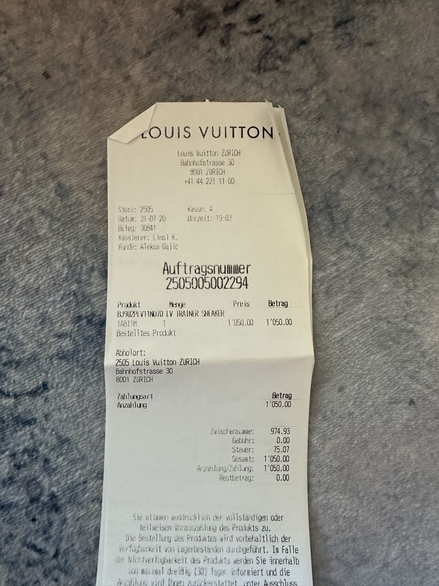 Louis Vuitton Scarpe da uomo: Louis Vuitton LV Trainer Sneaker Orange Gr. 43 – Usato da Neuenhof venduto da aleksa.goat 4