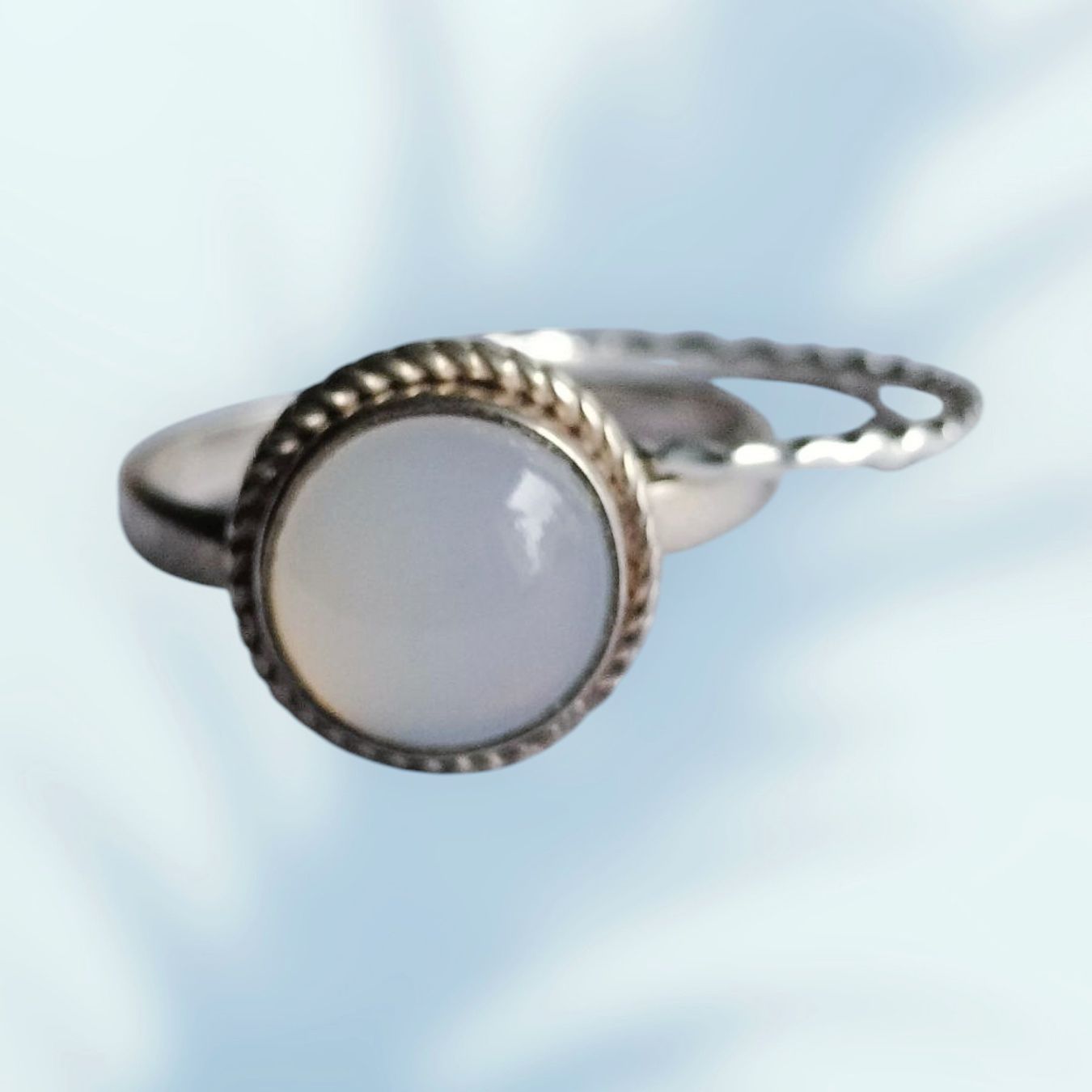 Ringe: Silber 925 Ringset mit Milky Chalcedony – Neu (gemäss Beschreibung) aus Schwyz von els_7cys 2