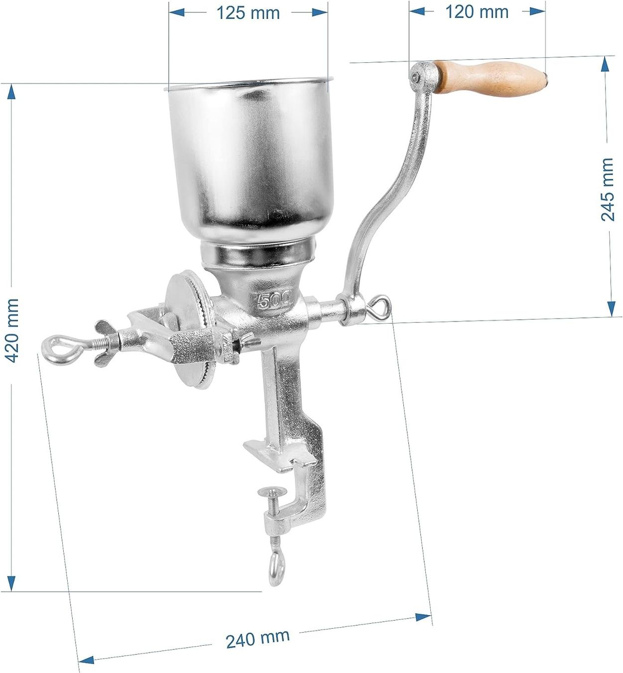 Elettrodomestici da cucina: Mühle Manuelle Handschrotmühle Getreidemühle Malz Bier – Usato da Hundwil venduto da pac_6jh8 1