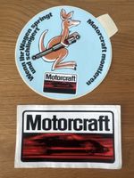 2 Vintage Motorcraft Ford Aufkleber Känguru Auto Werbung