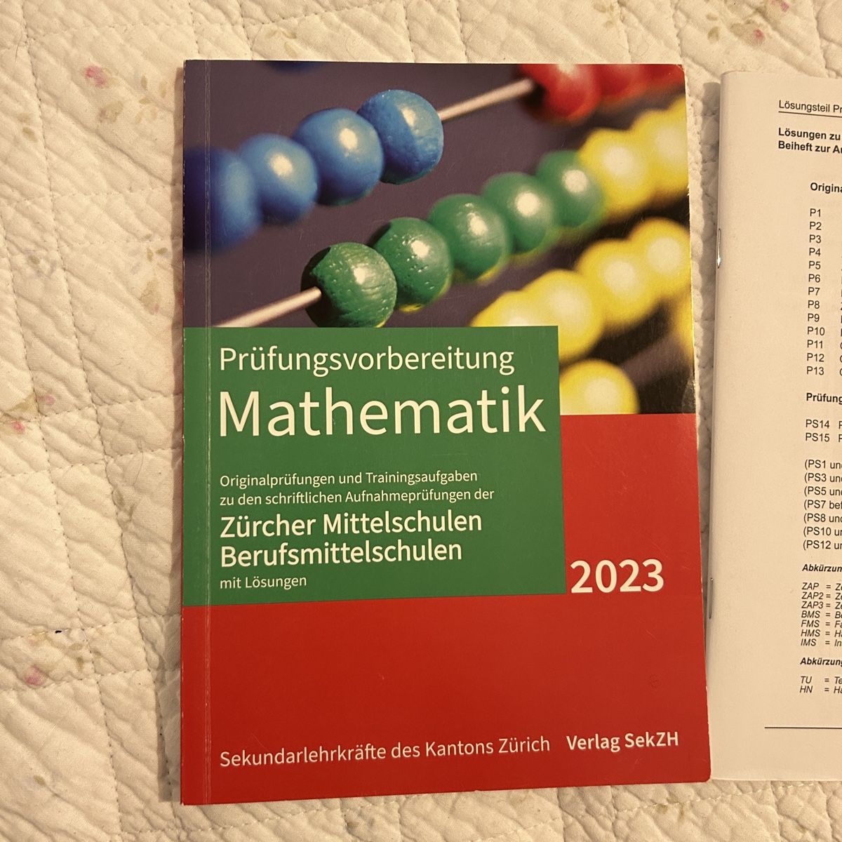 Libri: Mathematik Prüfungsvorbereitung Buch – Nuovo (secondo la descrizione) da Zürich venduto da hel_m6sl