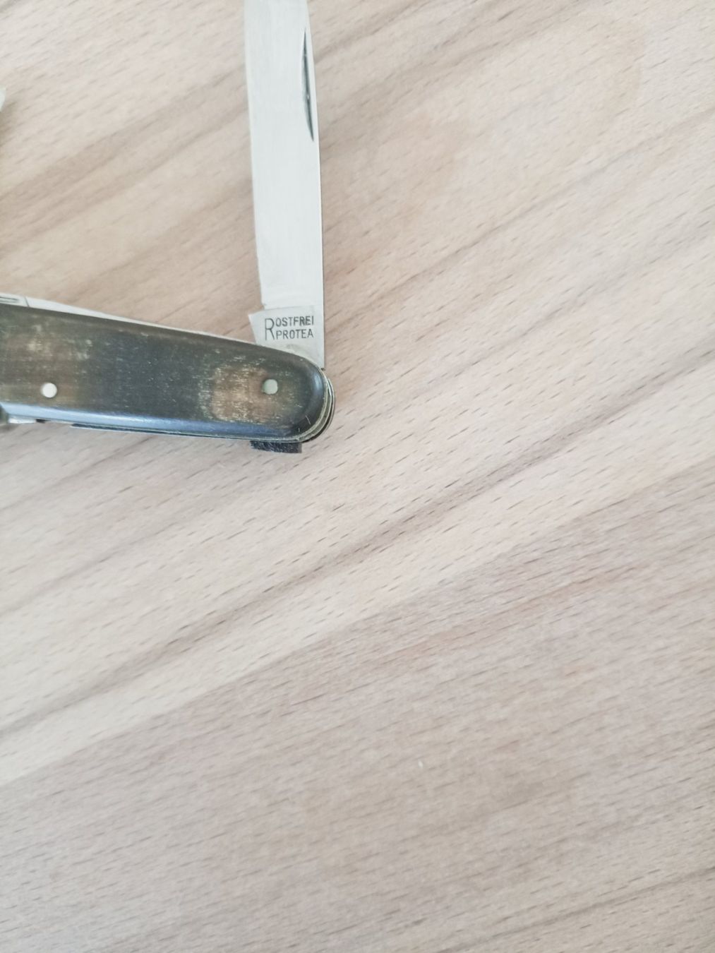 Coltelli tascabile: Seltenes Sackmesser "PROTEA" mit Horngriffe genietet. – Usato da Tuebach venduto da bac_7kpb 3
