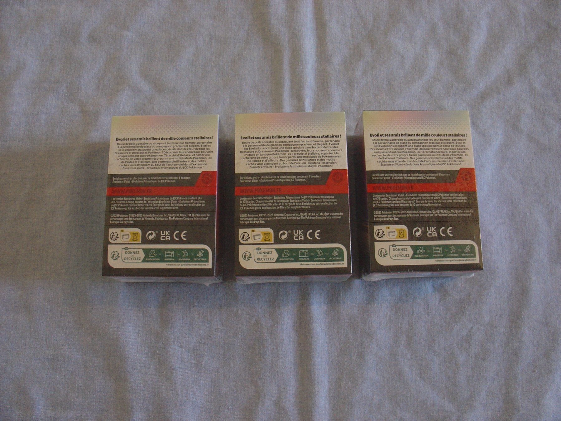 Pokémon Cartes à collectionner: 3 Pokémon bundle "Evolutions prismatiques", 2025, neuf – Neuf avec emballage d'origine à porrentruy par coco7067 3