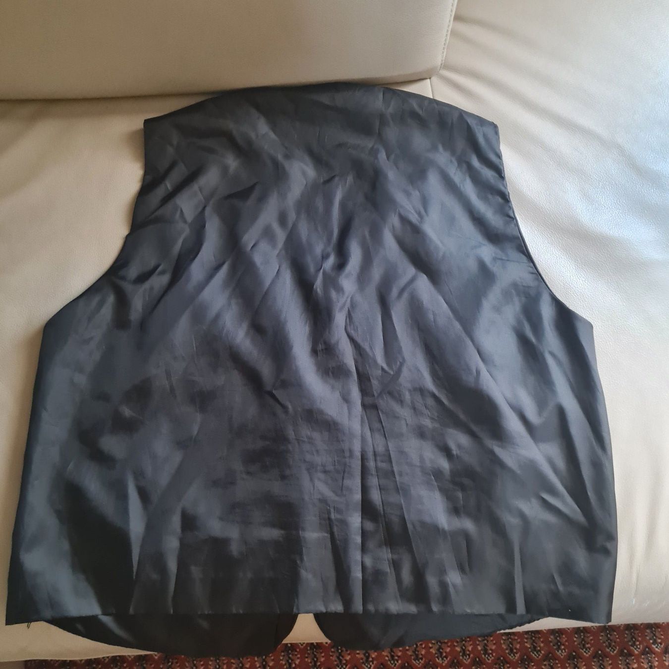 Gilets: Lederweste in schwarz , Grösse L – D'occasion à Coeuve par Nelly2 1