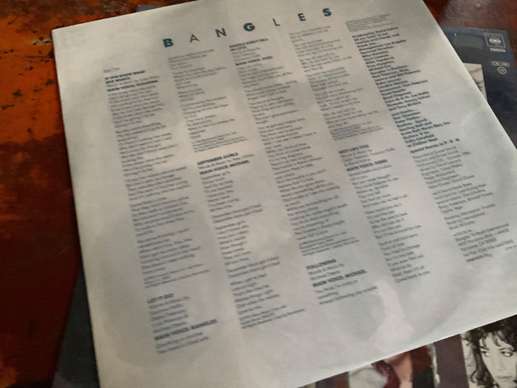 Schallplatten: Bangles Different Light LP – Gebraucht aus Delémont von vinylfreak01 2
