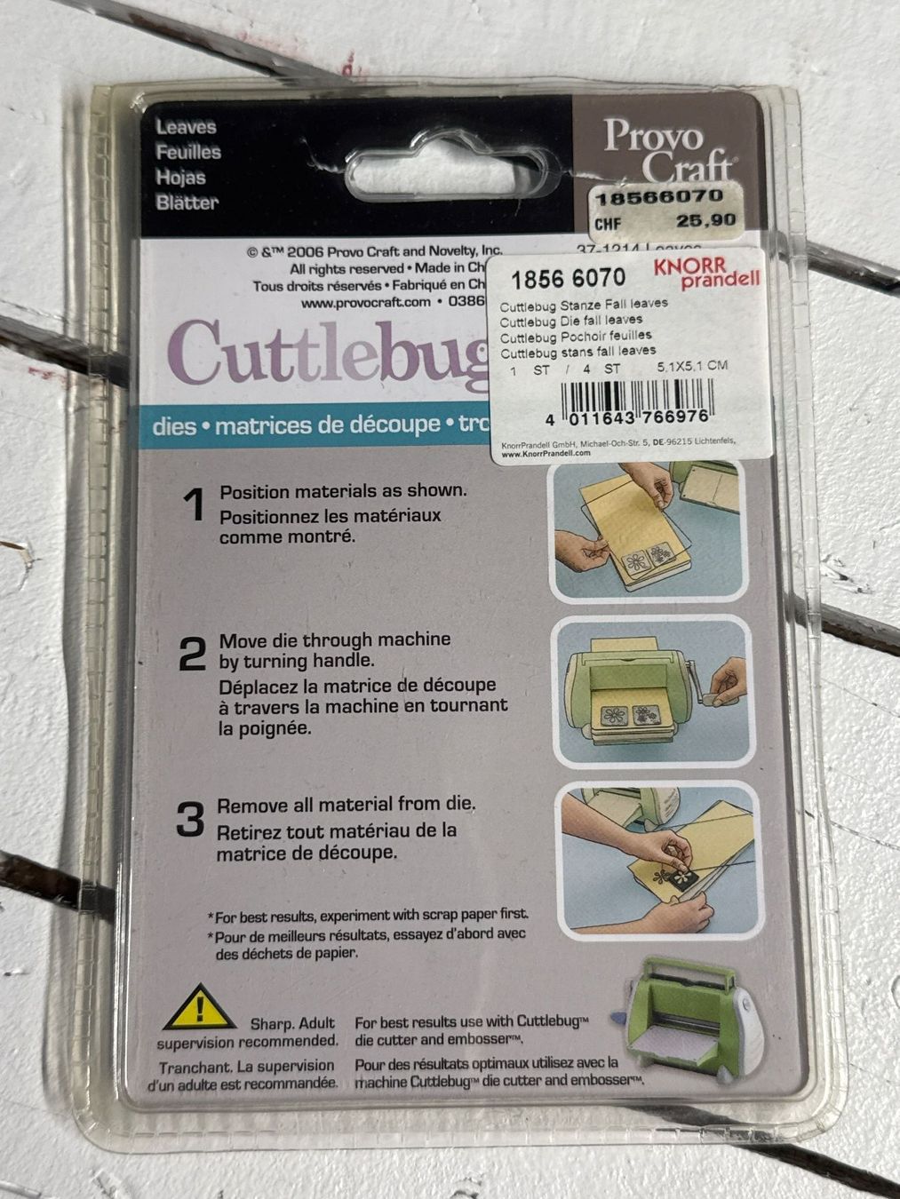 Pochoirs: Cuttlebug / Stanzformen "Blätter" / P – D'occasion à Neukirch (Egnach) par muolen 1