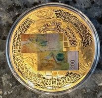 MEDAILLE der 200 Fr Note
