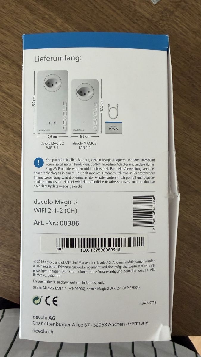 Devolo Unità & Adattatore: Devolo Magic 2 WiFi Starter Kit Powerline Adapter Set – Nuovo e nell'imballaggio originale da Bilten venduto da Kev_pwr5 1