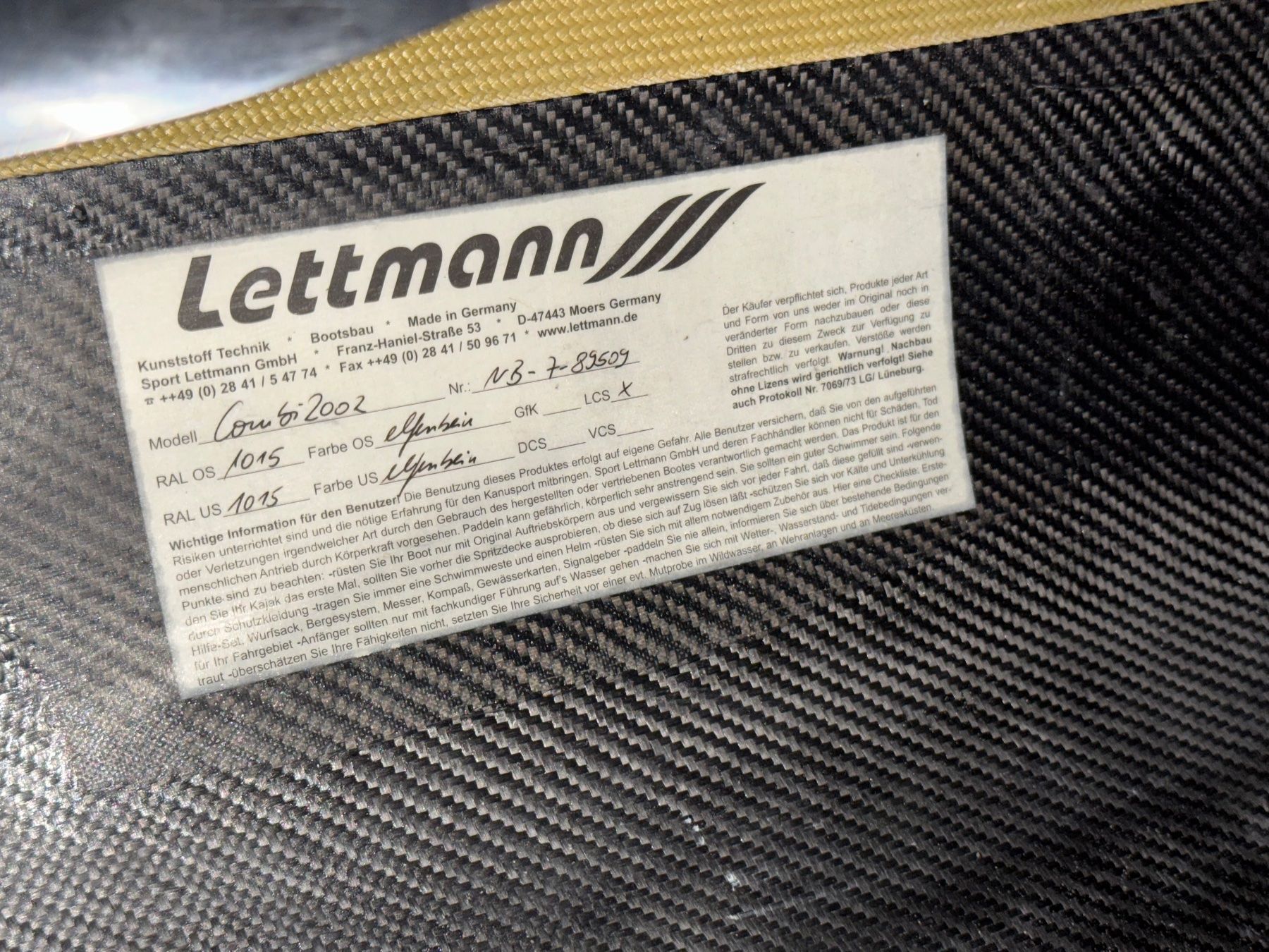 Boote: Kajak Lettmann Combi 2002 – Gebraucht aus Fislisbach von Gilles.mue 3