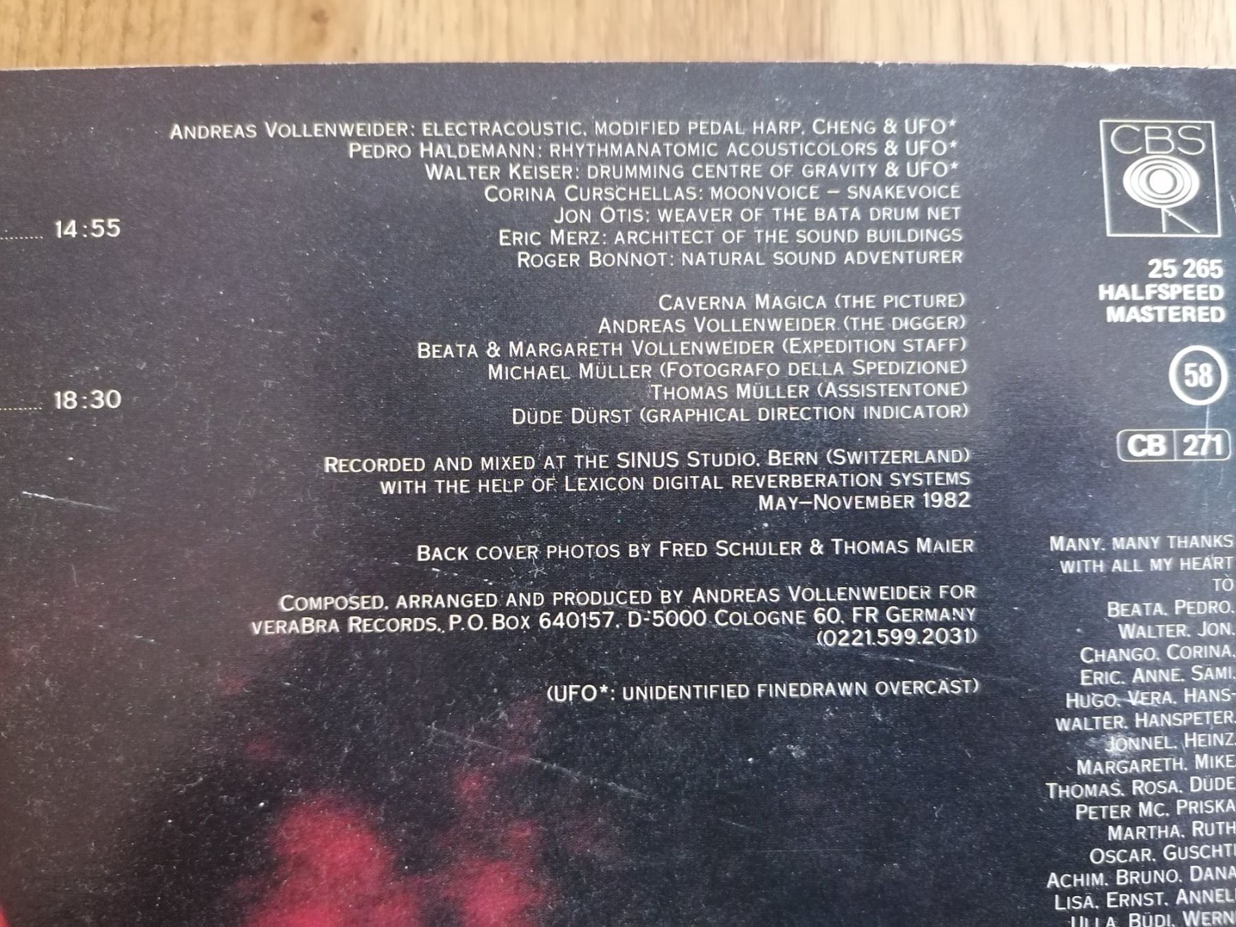 Dischi in vinile: LP - Andreas Vollenweider - Caverna Magica Vinyl – Usato da Basel venduto da vintagecollector 2