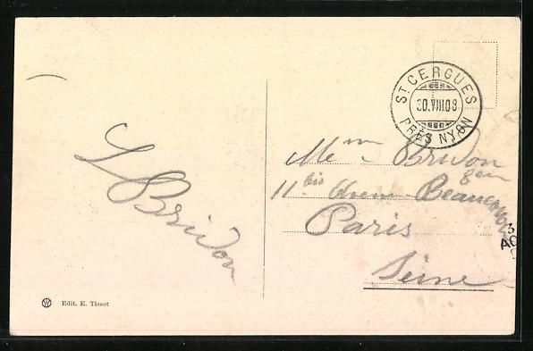 Cartoline postali: Saint Cergues, Vue Générale et la Dole – Usato da Berlin venduto da bartko-reher 1