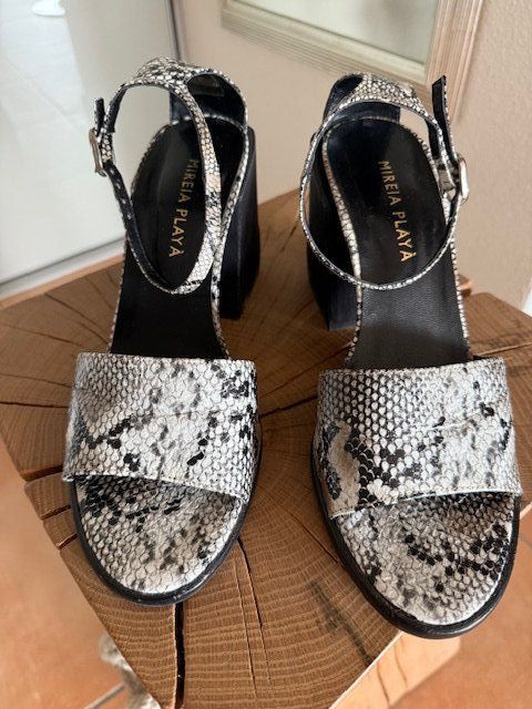 Scarpe da donna: Mireia Playa Sandale, Schlangenhaut Optik, 38 – Usato da Nuerensdorf venduto da ghi_b7xs 2