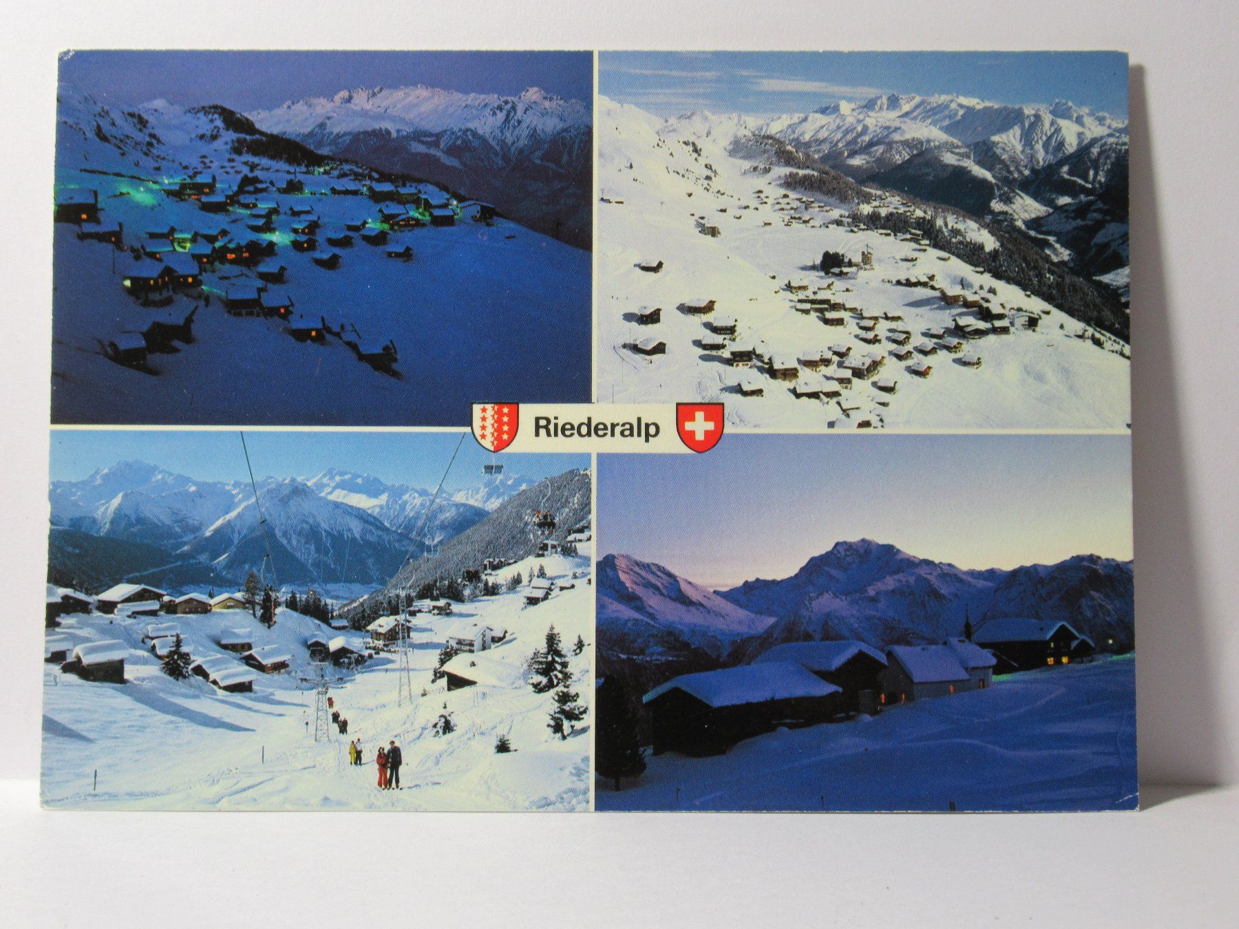 Cartoline postali: Riederalp , Skilift – Usato da Grenchen venduto da Bluemchen1900