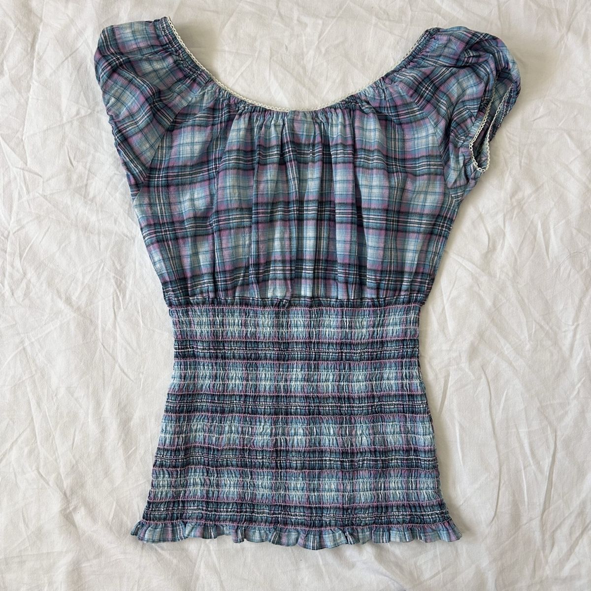 Top: Top vintage y2k S en coton  – Usato da Genève venduto da afterhoursarchive 5