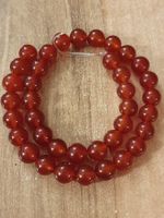 1 Strang Natürliche 5A Rot Karneol Perlen 10 mm