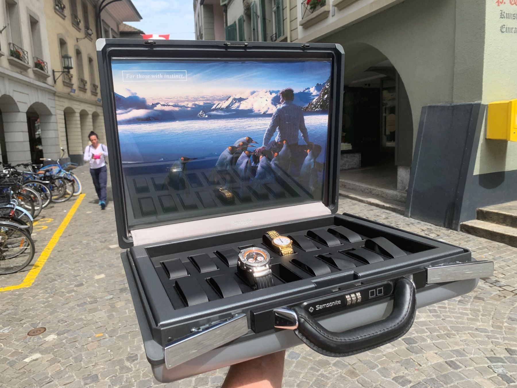 Samsonite Reisekoffer: Samsonite  presentations Uhr Koffer – Gebraucht aus Thun von Thuno6 7