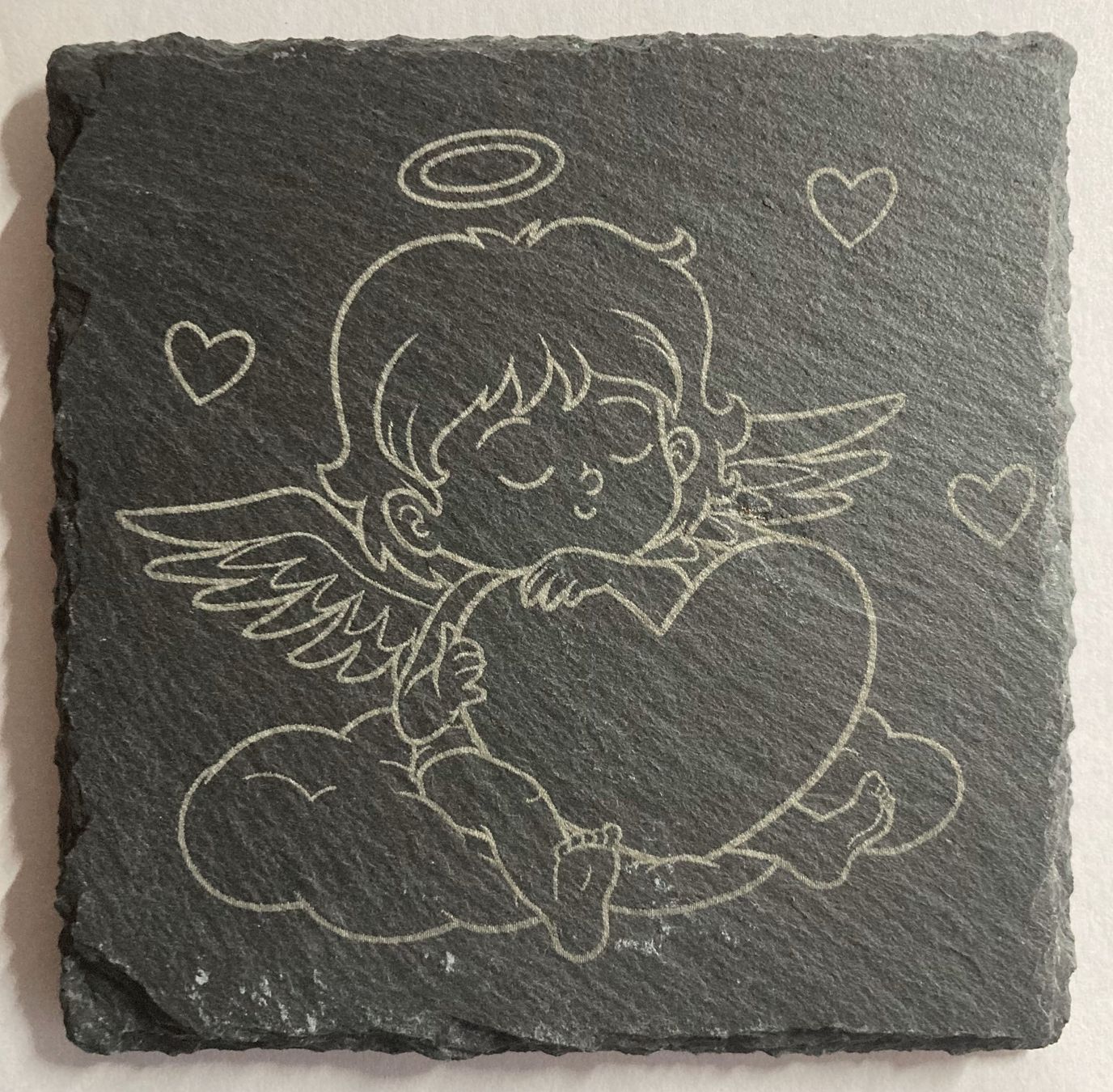 Sottobicchieri: Untersetzer-Set Engel – Nuovo e nell'imballaggio originale da Trimmis venduto da Laserart_FN 2