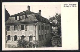 Foto-AK Zürich, Haus Mühlebachstrasse 