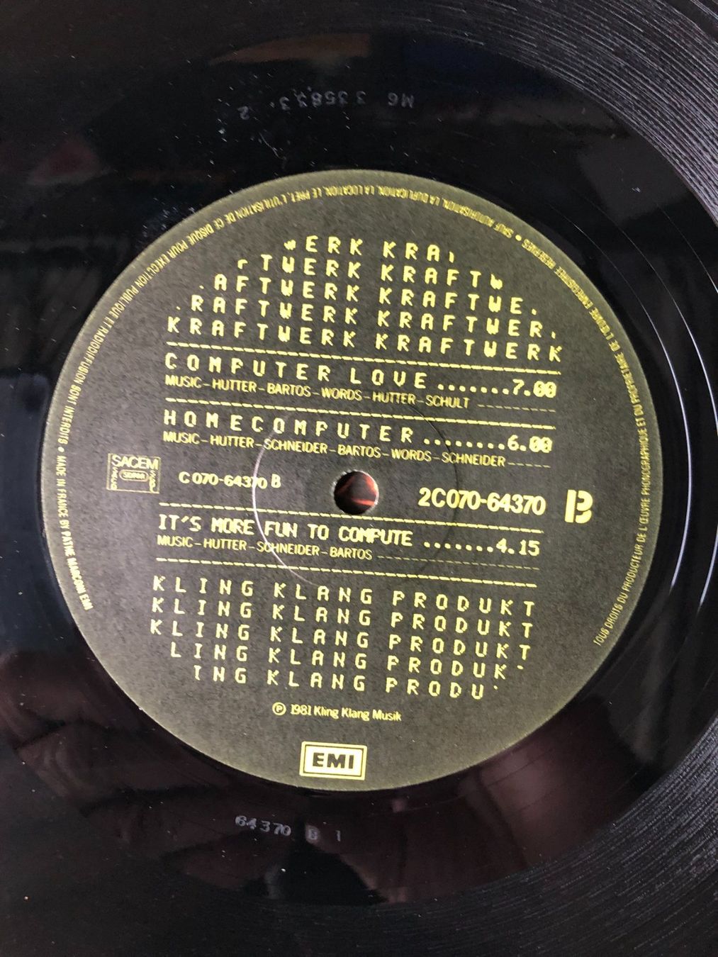 Dischi in vinile: Kraftwerk – Usato da Aarwangen venduto da Jukebox3 9
