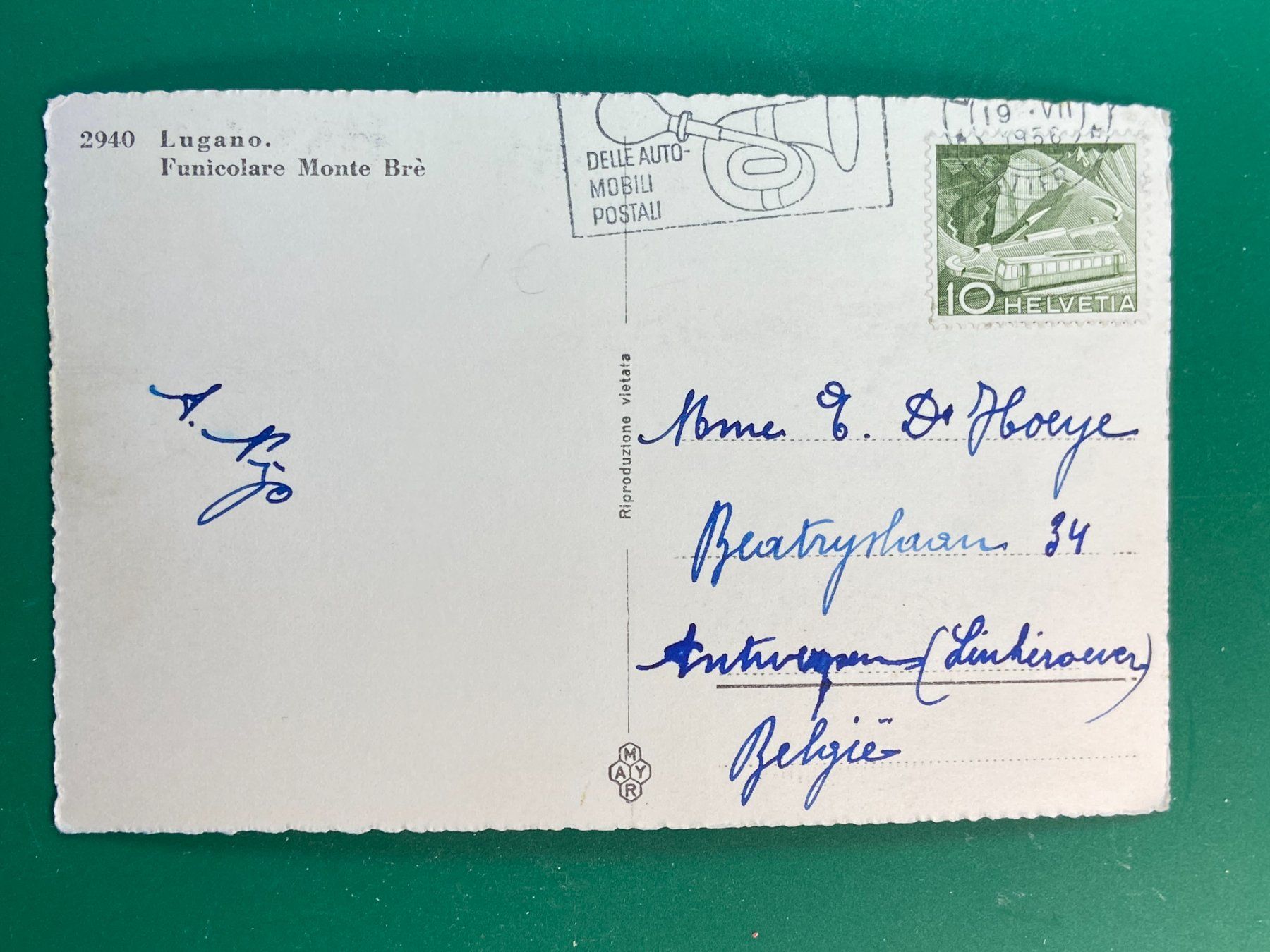 Cartes postales: Lugano - Funicolare – D'occasion à Steg VS par danwer74 1