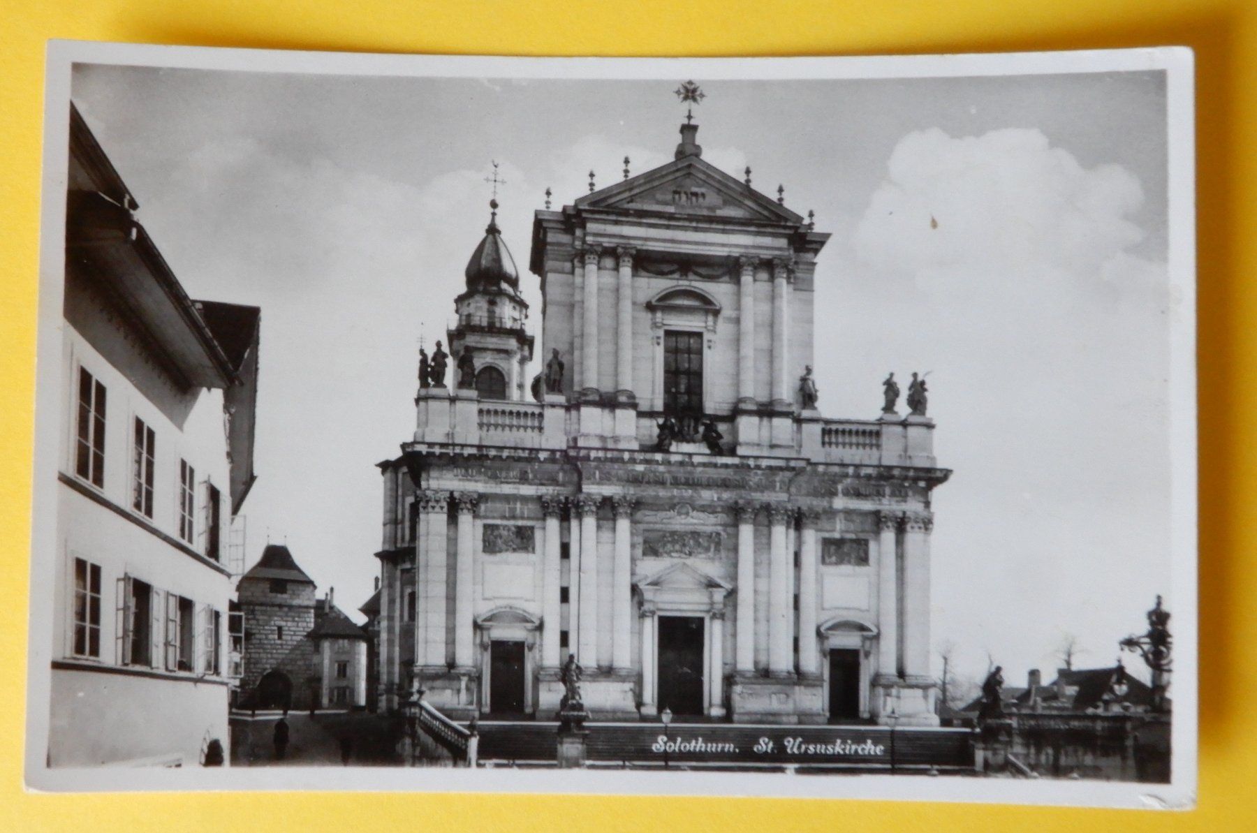 Cartoline postali: Fotokarte Solothurn - St. Ursuskirche - alt - – Usato da Senèdes venduto da Framboise52