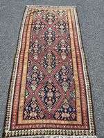 Antik Handgewebter Kelim 375x174 cm