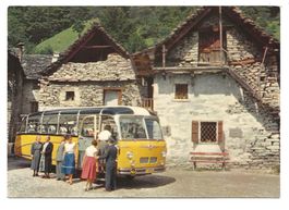 Val Verzasca (TI) Schweizer Alpenpost - PTT Postauto um 1955