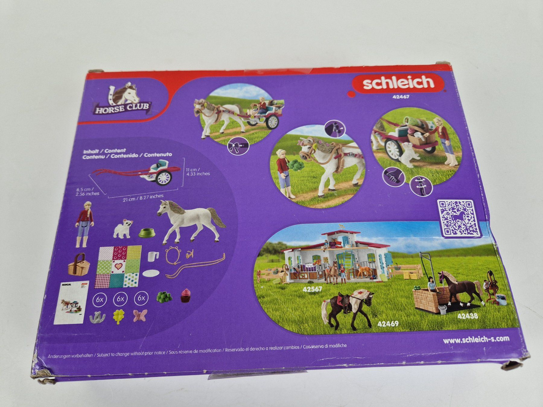 Schleich Giocattoli: Schleich Kutsche für Pferdeshow – Usato da Muhen venduto da Restwert_Muhen 1
