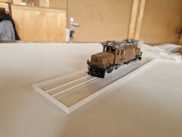 Plexiglasstreifen gespurt für H0m Modelle*