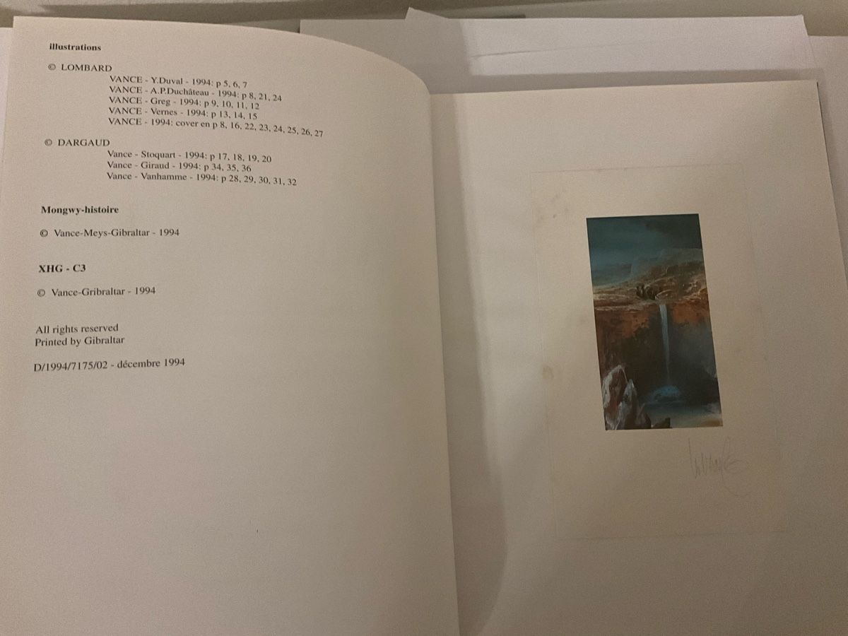 Fumetti: TL William Vance avec un Ex Libris signé – Usato da Agriswil venduto da Ueli03 3