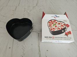 Springform Herz 22cm, KÜCHENPROFI, quasi neu!