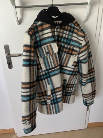 Stylische Herren Jacke mit Kapuze, Grösse L