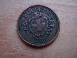 (W5) 1 Rappen 1936