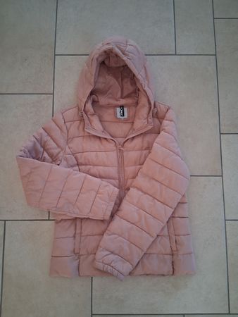 Only Steppjacke Damen rosa mit Kapuze guter Zustand