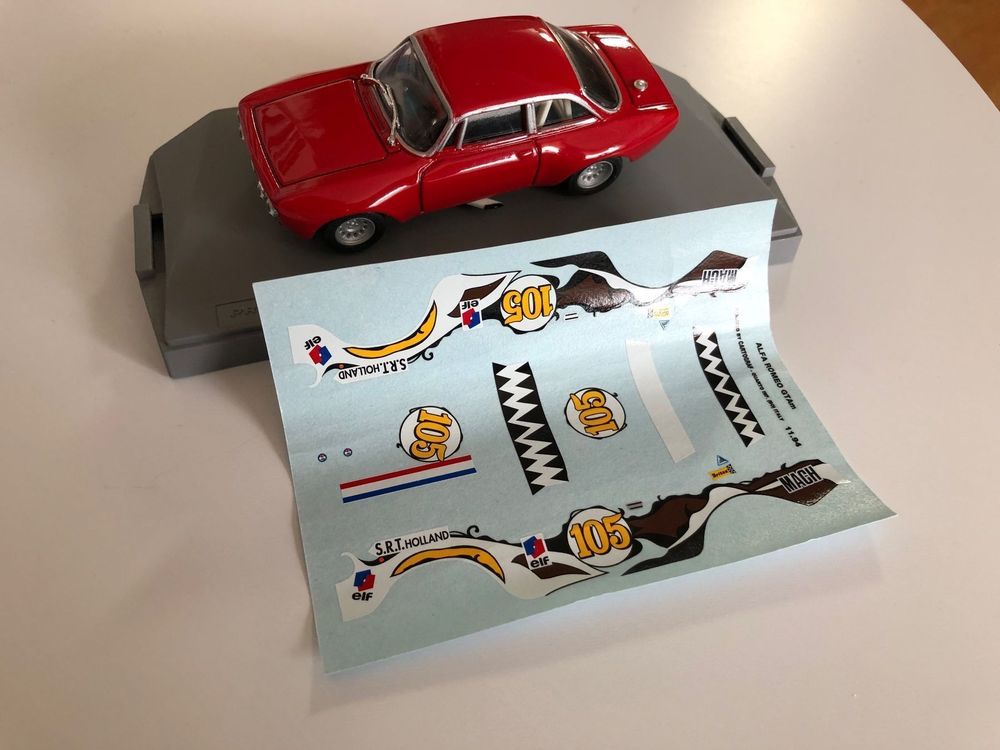 Alfa Roméo GT 1971 – Zandvoort – 1/43 Progettok – Comme Neuf, Boîte Très Bon état