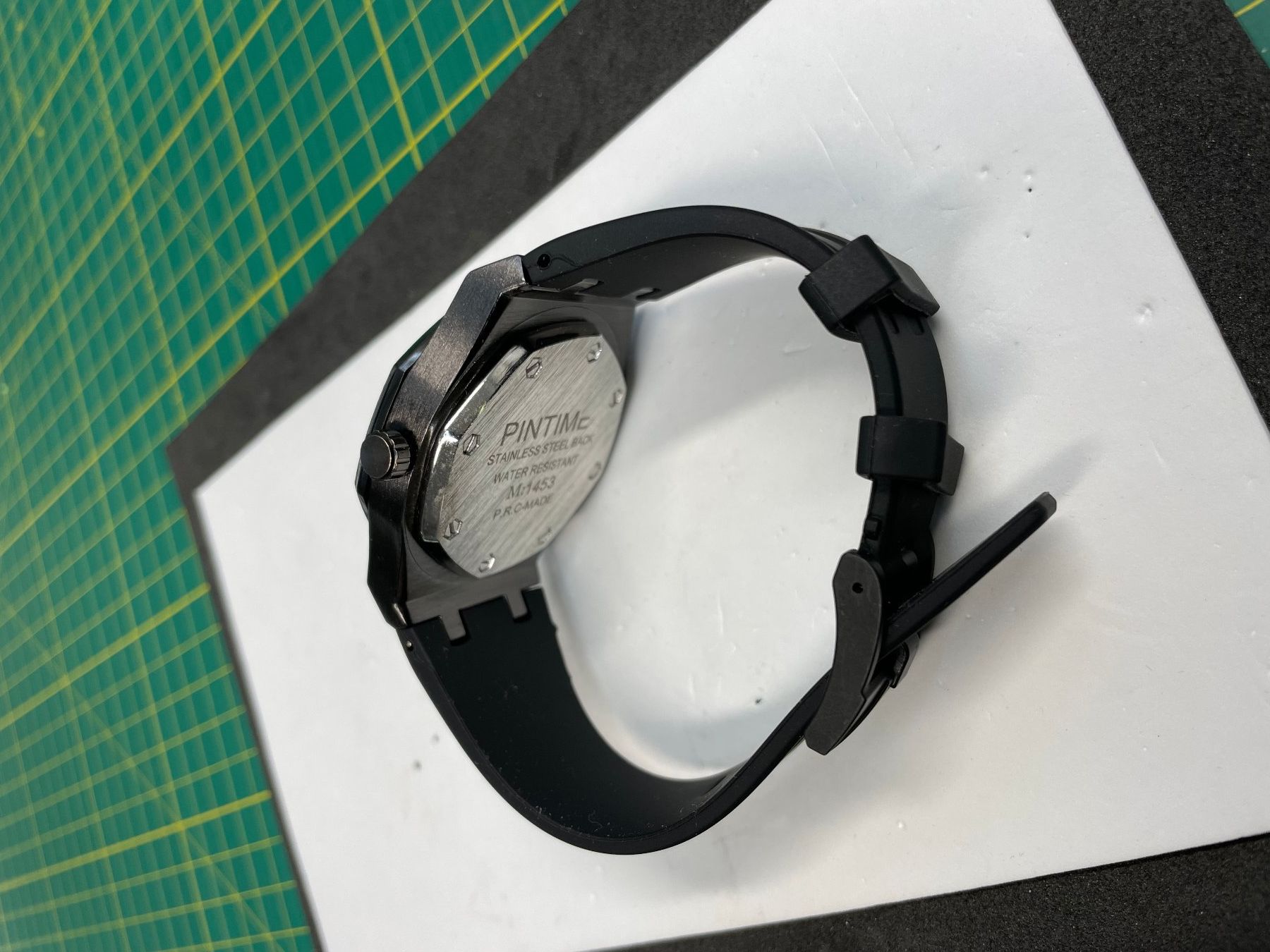 Uhren: PIN TIME Watch Quartz Schwarz – Gebraucht aus Obergösgen von File75 3