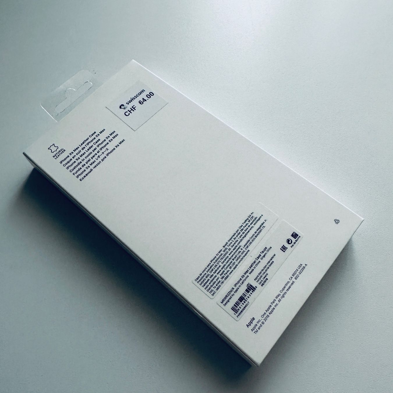 Apple Cover & Protezioni schermo: iPhone XS Max Schutzhülle Apple Leder Case Hülle Cover – Nuovo e nell'imballaggio originale da Basel venduto da MY.AIRPODS.SHOP 7
