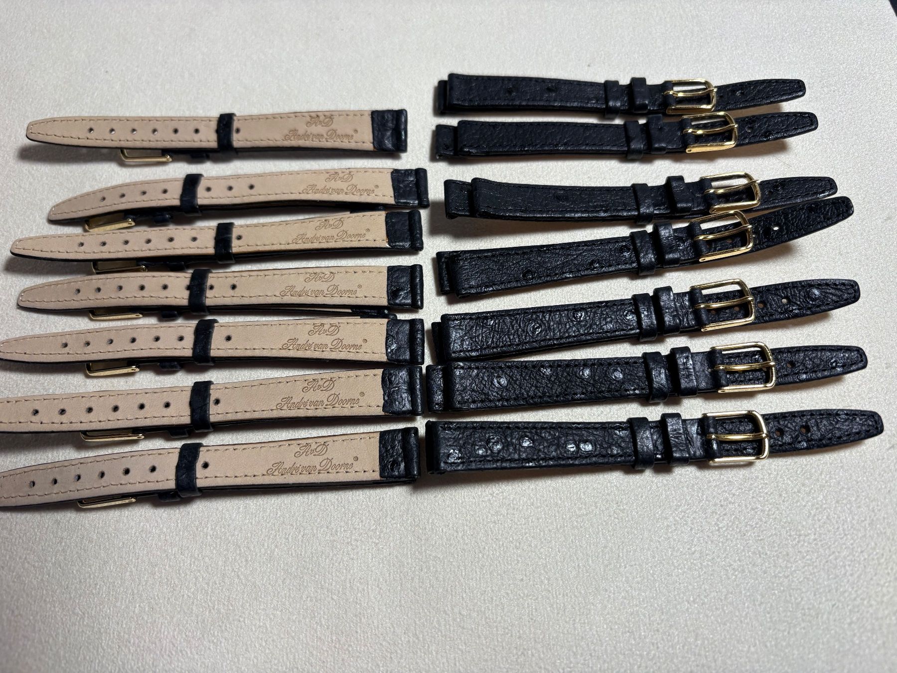 Nastri decorativi: 14 neue Lederbänder 12 mm – Nuovo (secondo la descrizione) da St. Peterzell venduto da verena40