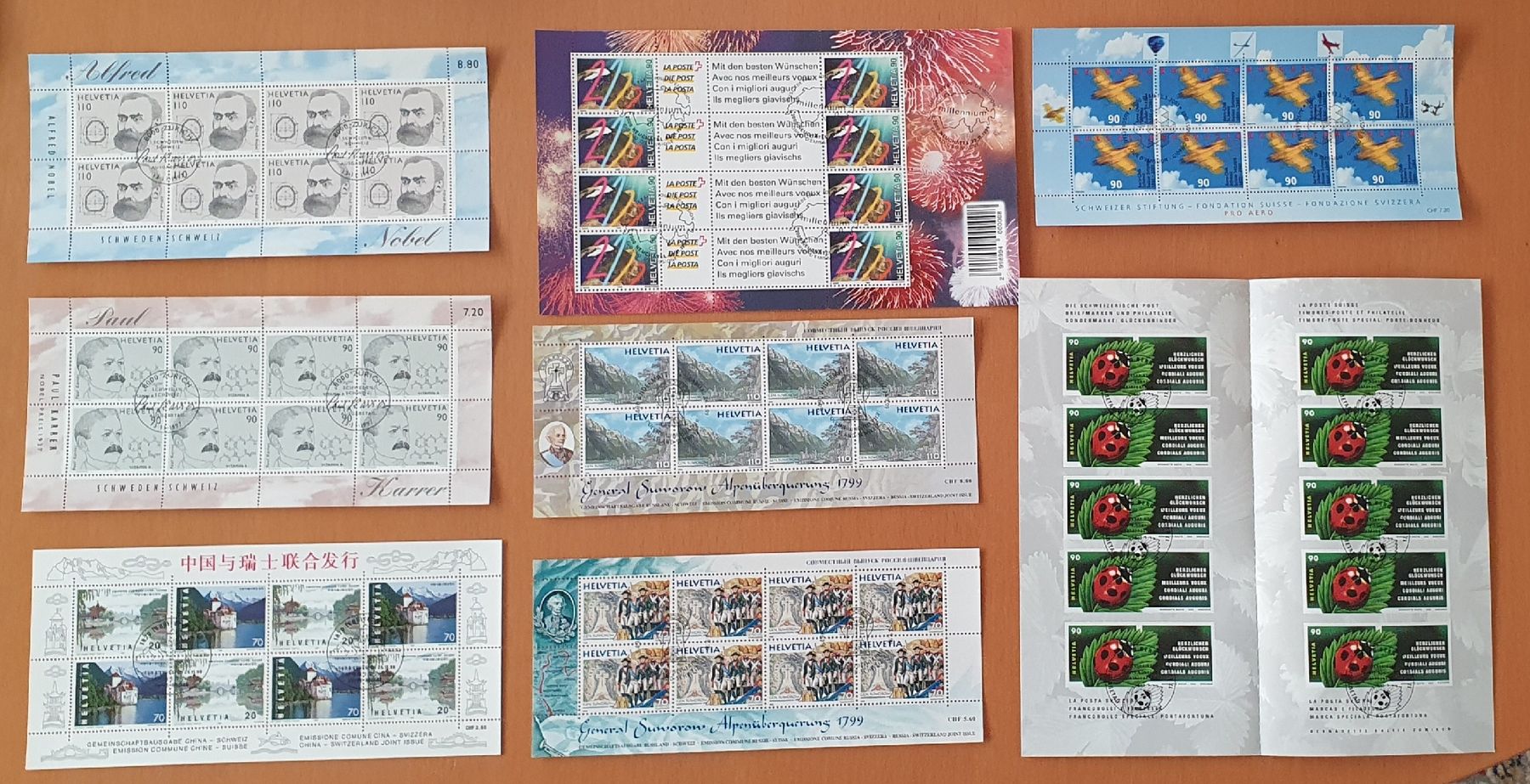 Alle Briefmarken: Lot Blocks und Kleinbogen und nehr ... – Gebraucht aus Kreuzlingen von Rschweiz1 2