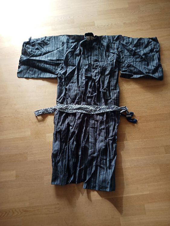 Japanischer Kimono-Gürtel Für Herren – 400 Cm Lang, 10 Cm Breit | Yukata Obi Mit Klettverschluss | Traditioneller Stil