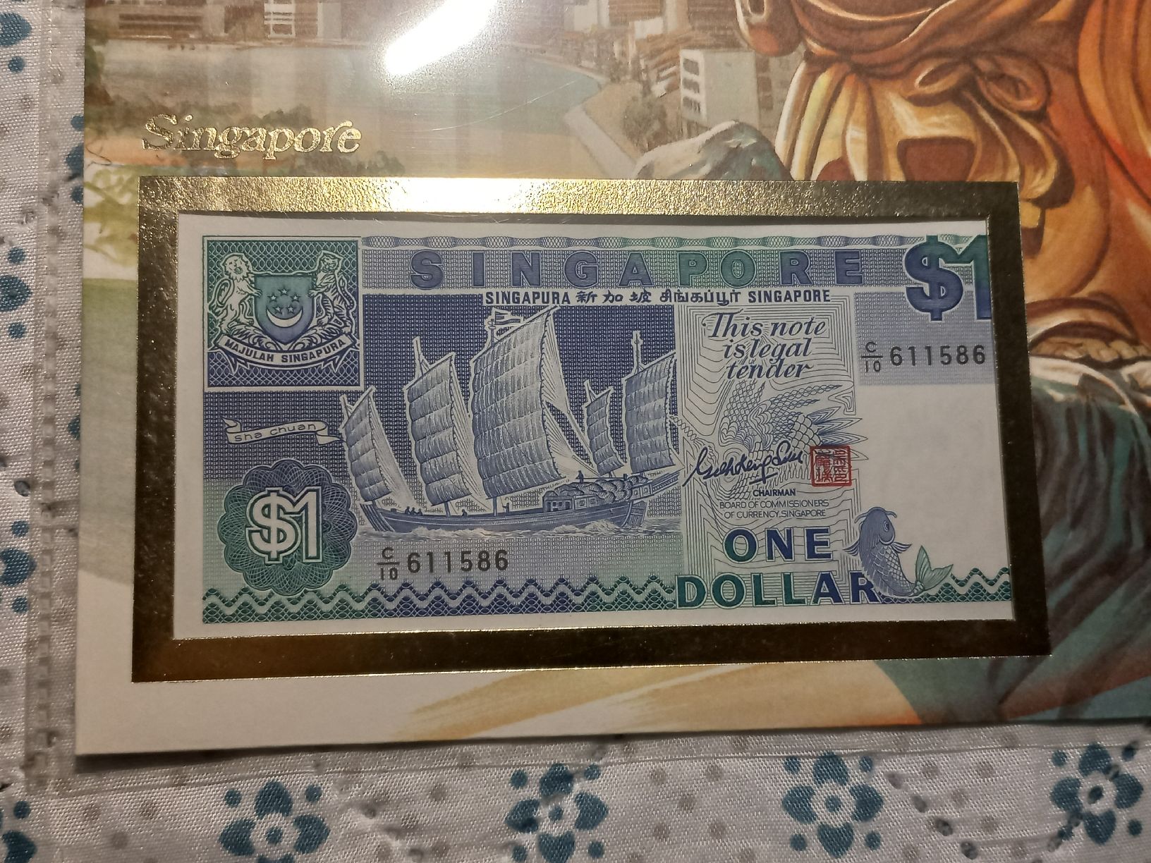 Banconote: Singapur Notenbrief 1 Dollar 1988 – Nuovo (secondo la descrizione) da Geroldswil venduto da Antica01 1