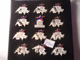 12 ver Olympia Sion 2002 Pins (U919)