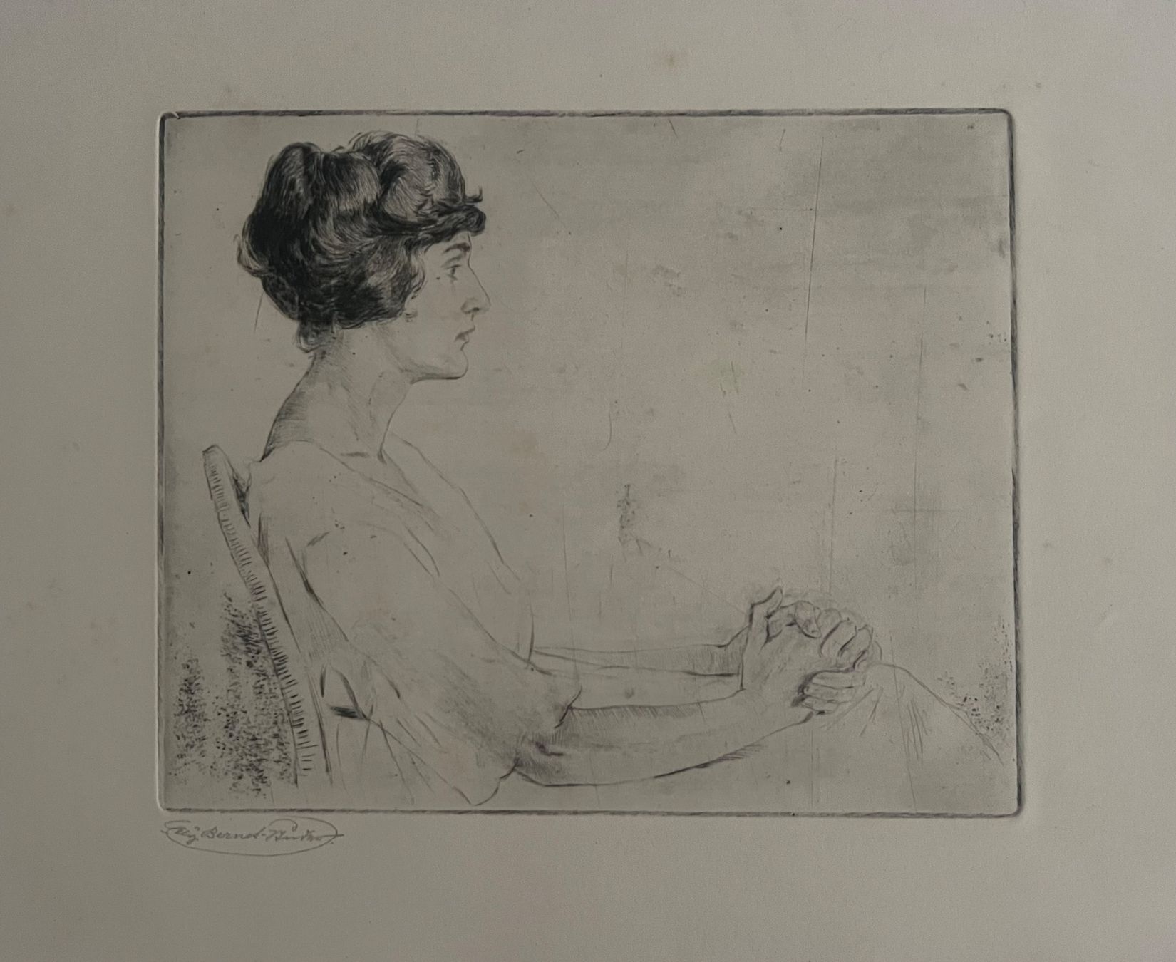 Grafica & Litografie: Elly Bernet-Studer, handsigniert – Usato da Rain venduto da Pic-Ass 1