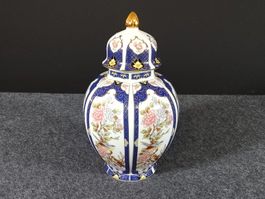 Dekorative Vintage Porzellan Vase mit Deckel, Top Zustand!