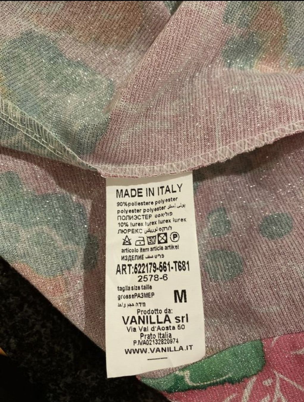 Giacche: Blazer rose et vert pailleté M – Usato da Lausanne venduto da Cognitia 3