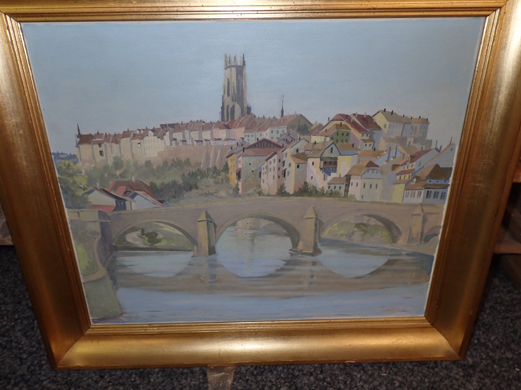 Dipinti: Tableau à huile et acrylique – Usato da Fribourg venduto da OFAIL 2