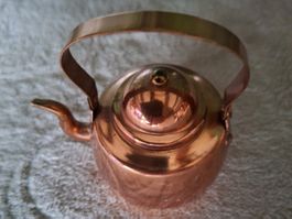 Alter,Kupfer-Wasser-Teekessel,Sammlerstück, Puppenküche-Herd