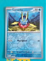 Carvanha - Pokemon Temporal Forces Reverse Holo - #2.6